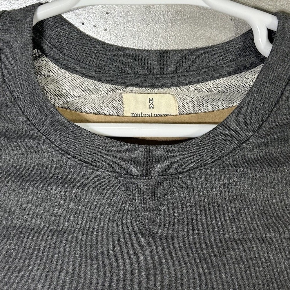 Mutual Weave  Sweatshirt Men's 2XL‎ Gray Long Sleeve Pullover Super Soft NWT